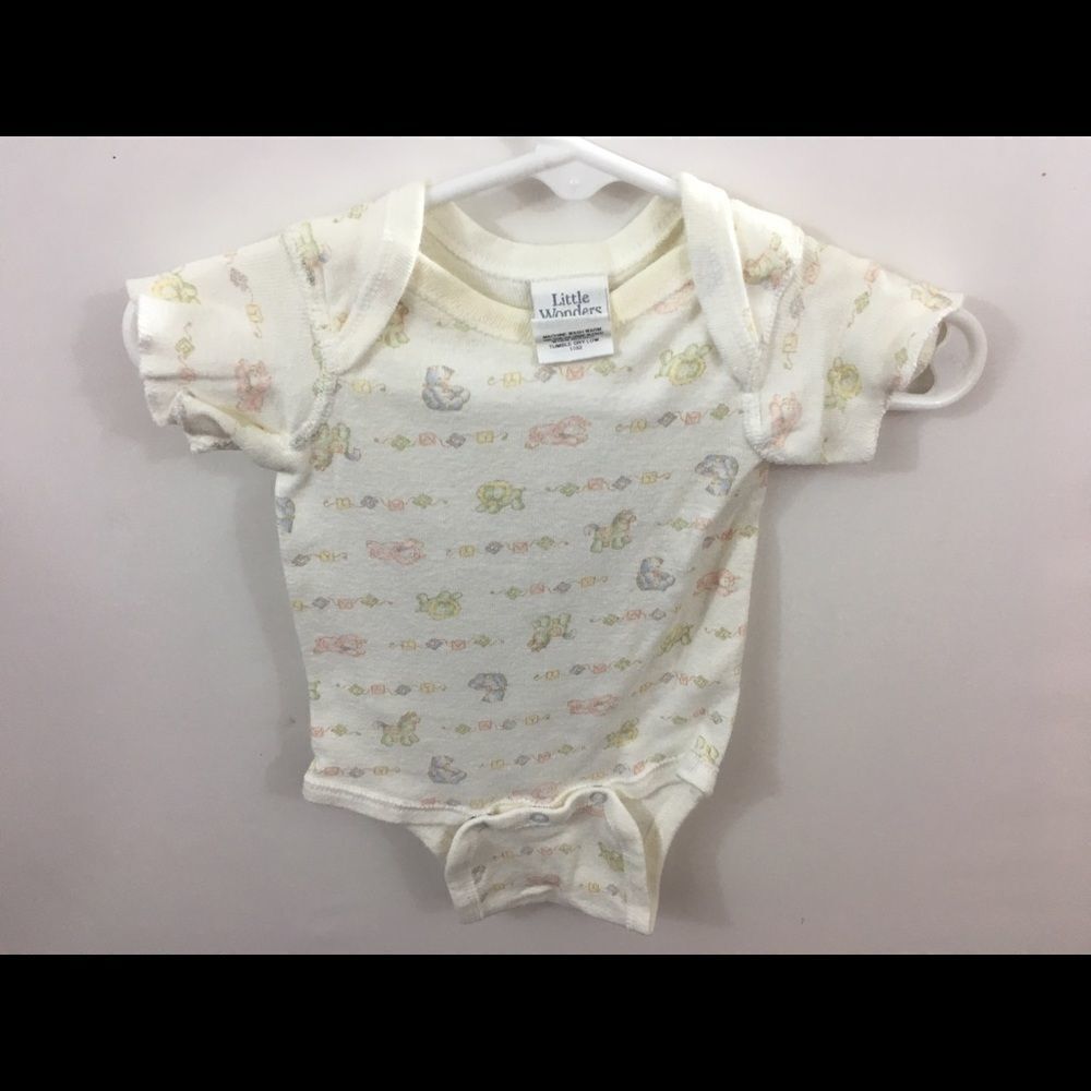 Little Wonders Onesie 0-3 months short sleeve NWOT